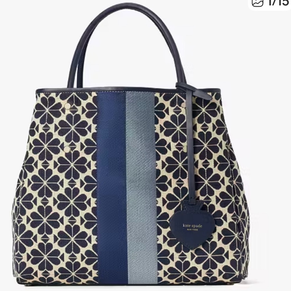 Kate Spade- Spade Flower Jacquard Everything Tote